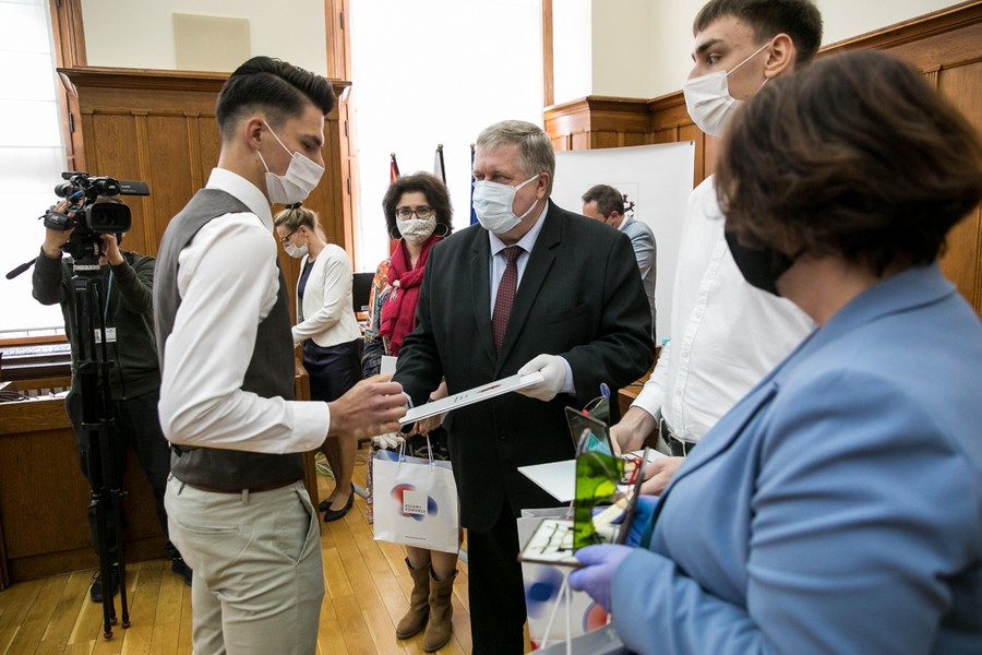 Gala wręczenia stypendium w programie Prymusi Zawodu Kujaw i Pomorza II, fot. Andrzej Goiński/UMWKP