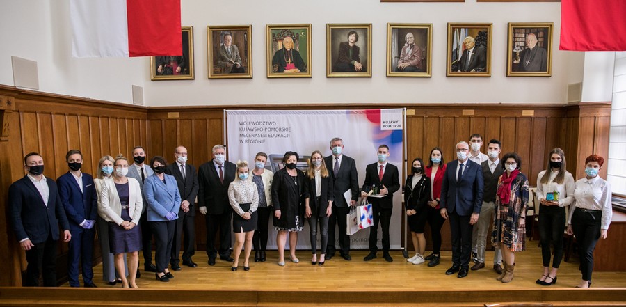 Gala wręczenia stypendium w programie Prymusi Zawodu Kujaw i Pomorza II, fot. Andrzej Goiński/UMWKP