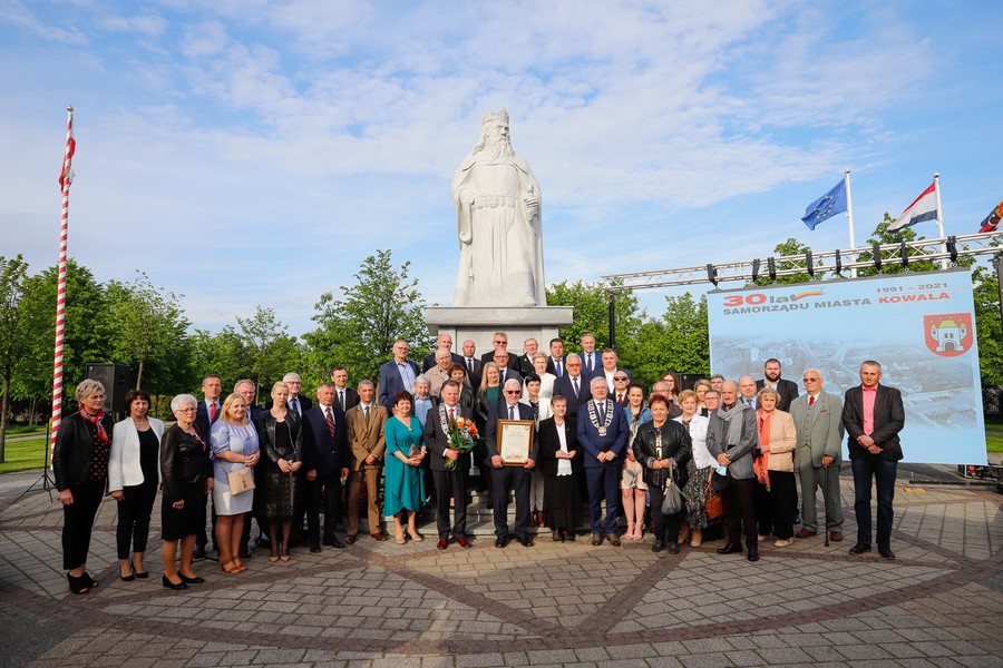 30-lecie samorządu miejskiego w Kowalu, fot. Mikołaj Kuras dla UMWKP