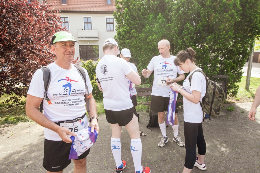 Bieg sztafetowy pamięci Bronisława Malinowskiego, fot. Filip Kowalkowski dla UMWKP