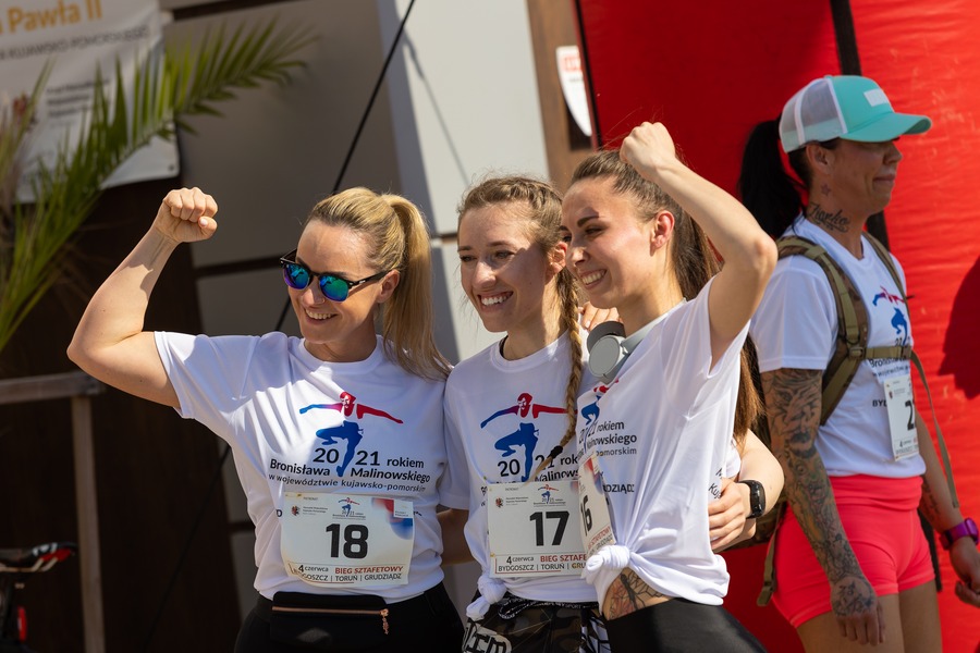 Bieg sztafetowy pamięci Bronisława Malinowskiego, fot. Mikołaj Kuras dla UMWKP