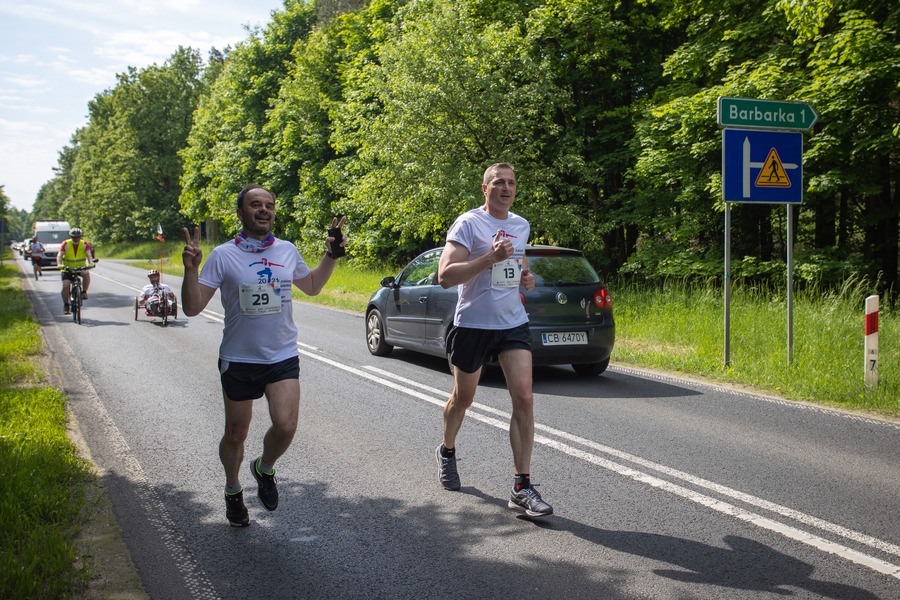 Bieg sztafetowy pamięci Bronisława Malinowskiego, fot. Mikołaj Kuras dla UMWKP