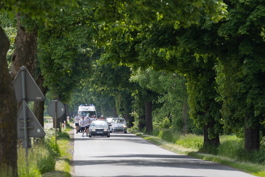 Bieg sztafetowy pamięci Bronisława Malinowskiego, fot. Mikołaj Kuras dla UMWKP