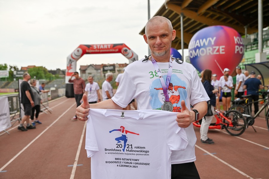 Bieg sztafetowy pamięci Bronisława Malinowskiego, fot. Mariusz Nasieniewski