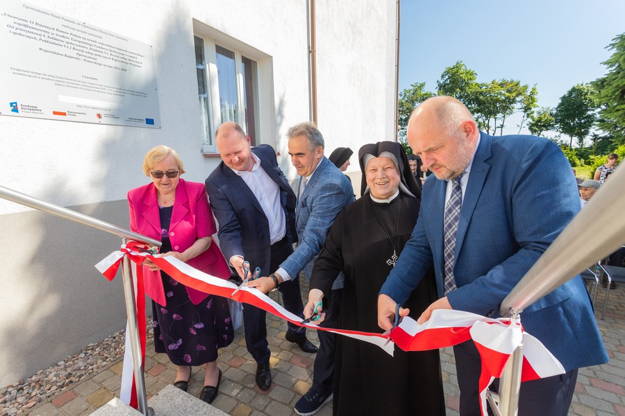 Otwarcie dziennego domu pobytu w Jabłonowie-Zamku, fot. Mikołaj Kuras dla UMWKP