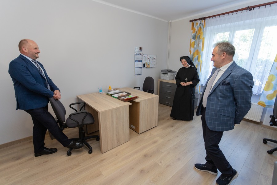 Otwarcie dziennego domu pobytu w Jabłonowie-Zamku, fot. Mikołaj Kuras dla UMWKP