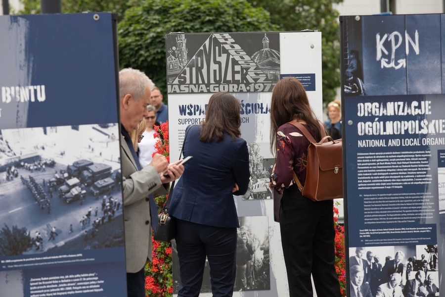 Otwarcie wystawy „TU rodziła się opozycja”, fot. Mikołaj Kuras dla UMWKP