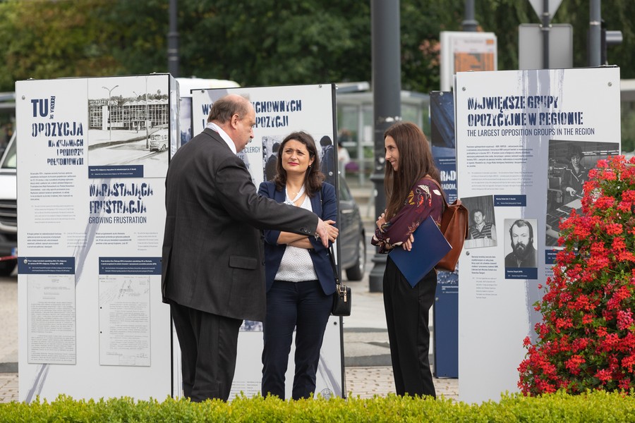 Otwarcie wystawy „TU rodziła się opozycja”, fot. Mikołaj Kuras dla UMWKP