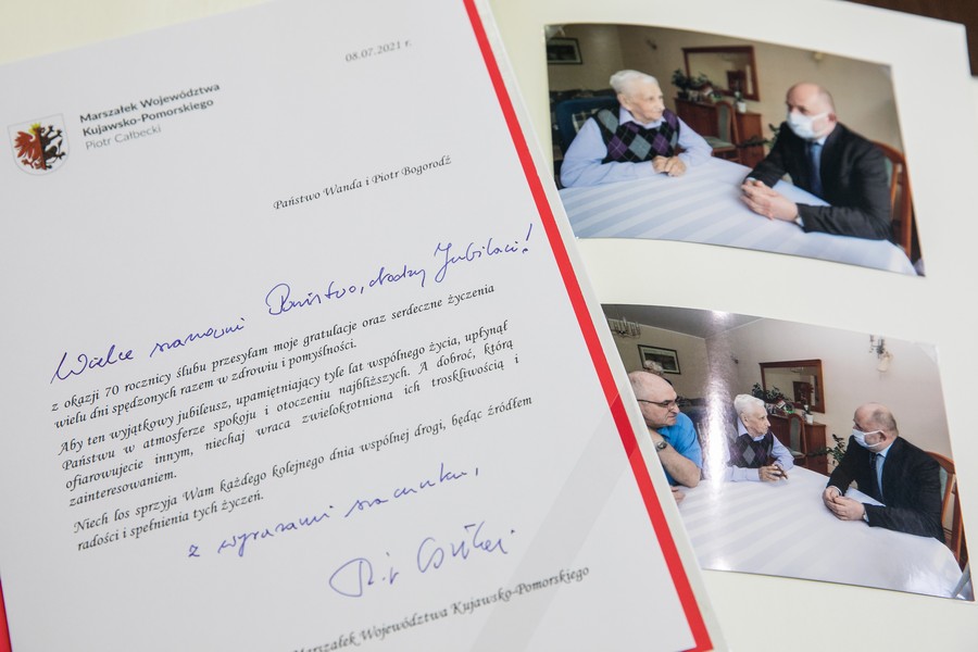 Życzenia dla seniorów, fot. Andrzej Goiński UWMKP