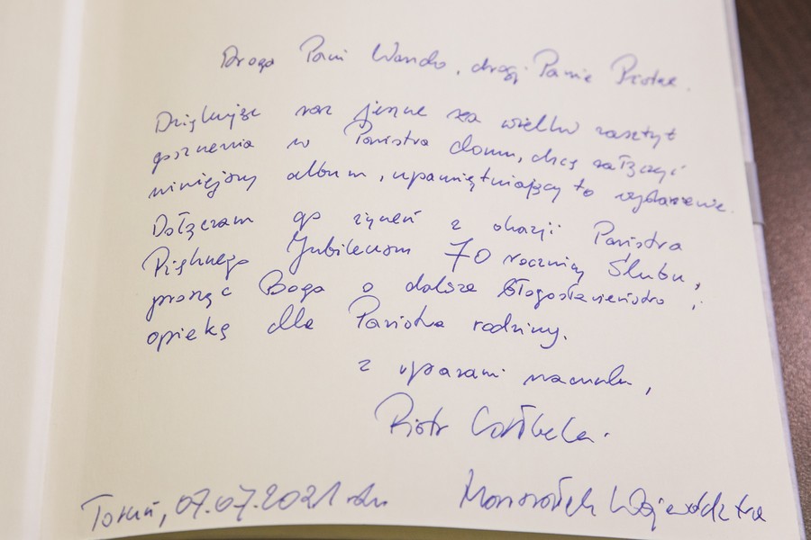 Życzenia dla seniorów, fot. Andrzej Goiński UWMKP