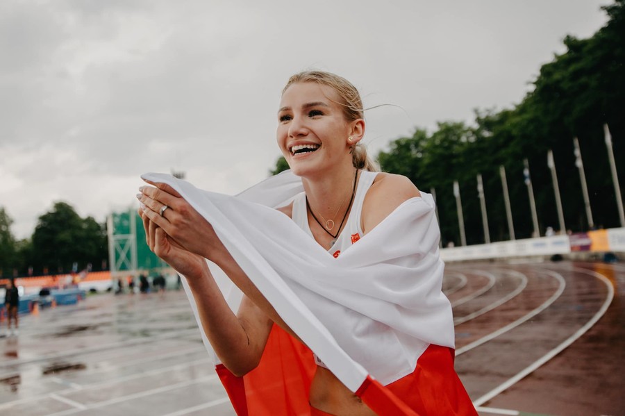 Adrianna Sułek, złota medalistka z Tallina, fot. z archiwum sportsmenki
