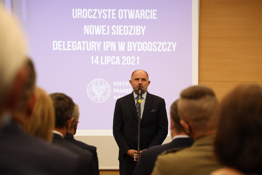 Otwarcie nowej siedziby IPN w Bydgoszczy, fot. Filip Kowalkowski dla UMWKP