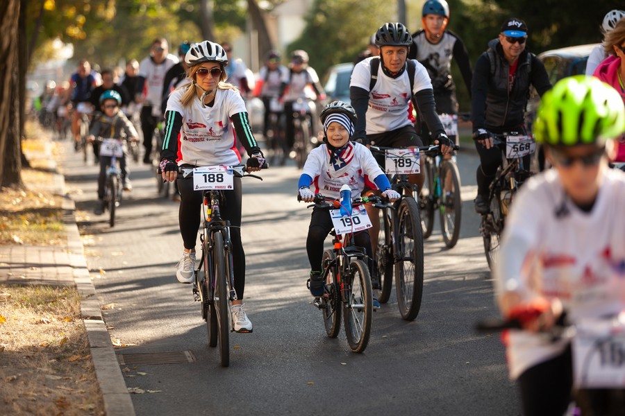 Rajd rowerowy w Bydgoszczy 2018, fot. Filip Kowalkowski dla UMWKP