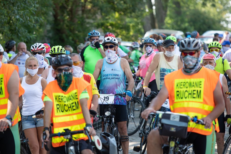 Rajd rowerowy we Włocławku 2020, fot. Mikołaj Kuras dla UMWKP