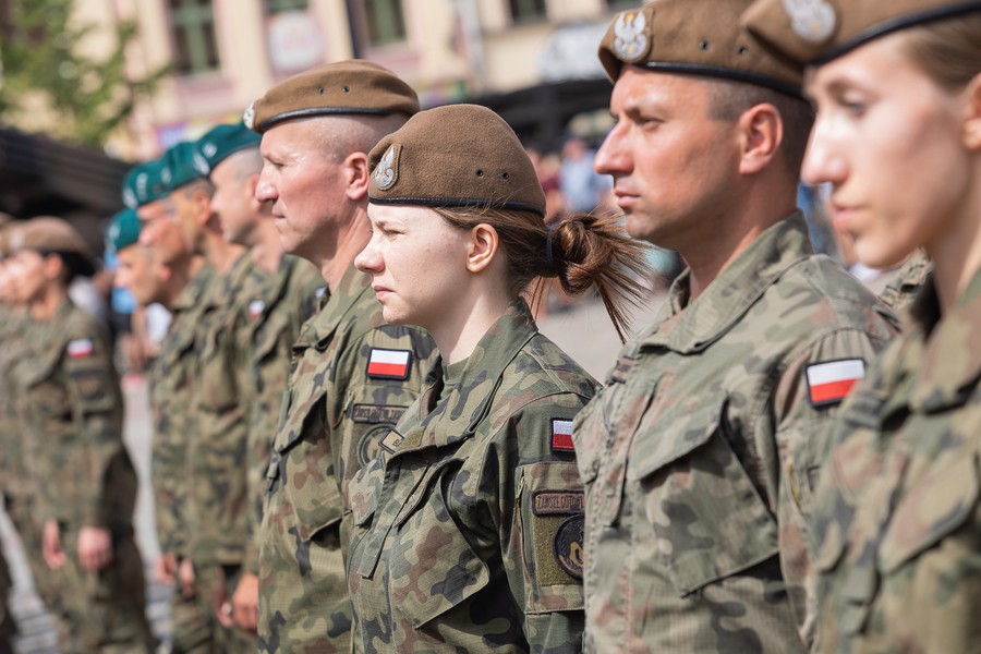 Święto Wojska Polskiego w Toruniu, fot. Mikołaj Kuras dla UMWKP