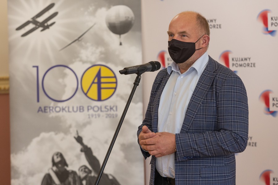 Konferencja prasowa przed zawodami o Puchar Gordona Bennetta, fot. Mikołaj Kuras dla UMWKP