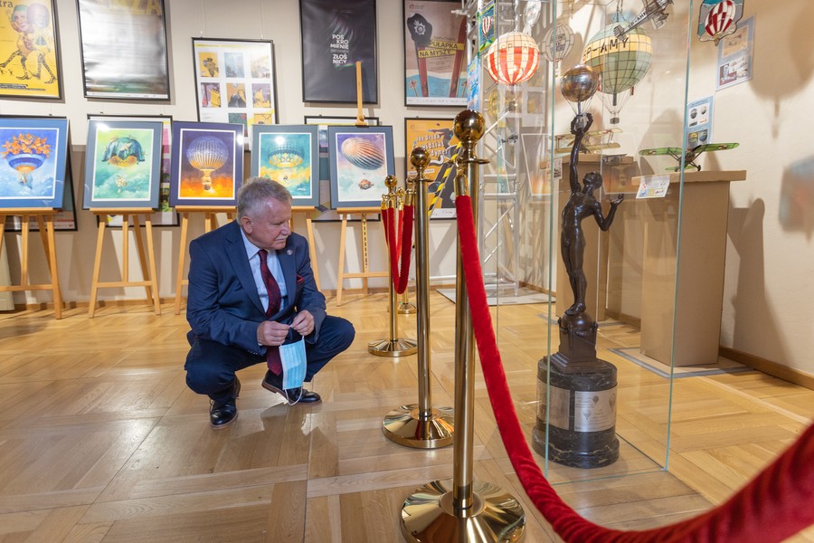 Konferencja prasowa przed zawodami o Puchar Gordona Bennetta, fot. Mikołaj Kuras dla UMWKP