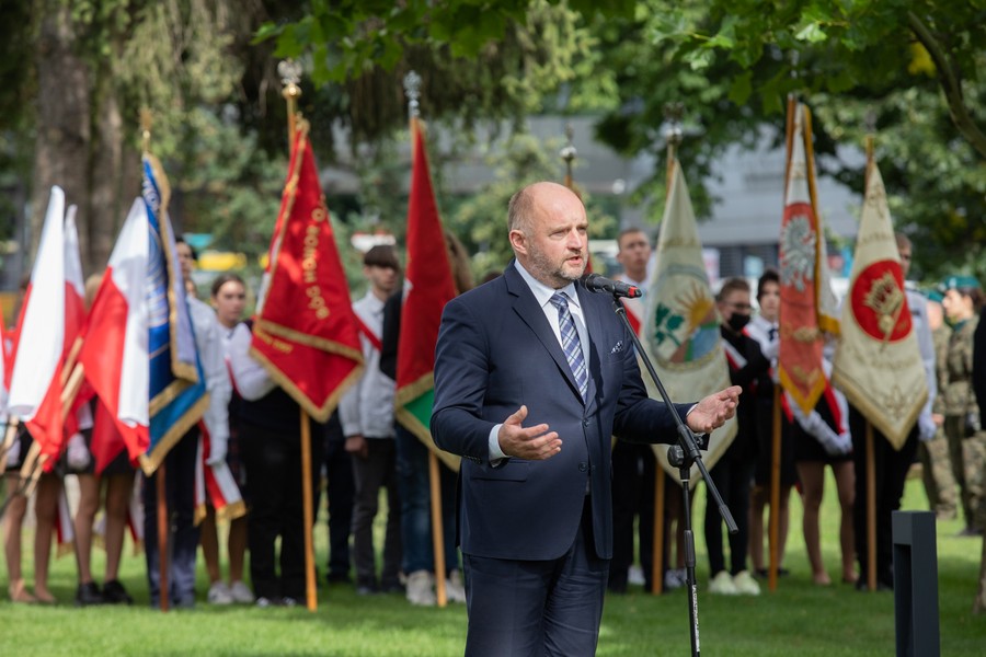 Wojewódzkie obchody 82. rocznicy wybuchu II wojny światowej, fot. Mikołaj Kuras dla UMWKP