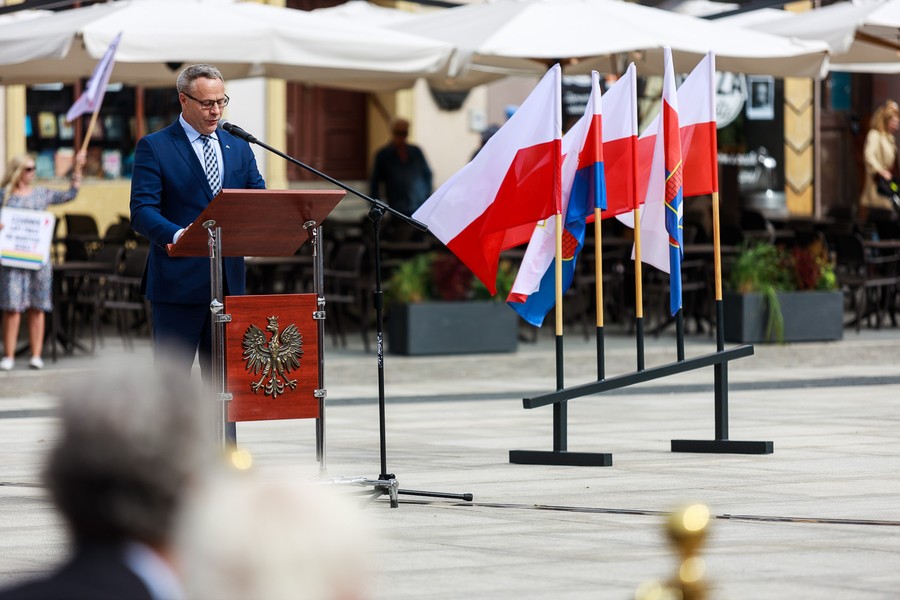 Obchody rocznicy wybuchu II wojny światowej w Bydgoszczy, fot. Filip Kowalkowski dla UMWKP