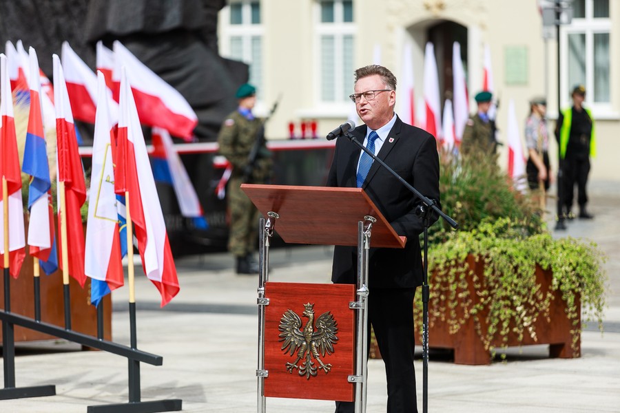 Obchody rocznicy wybuchu II wojny światowej w Bydgoszczy, fot. Filip Kowalkowski dla UMWKP