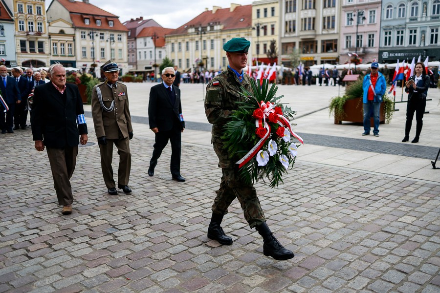 Obchody rocznicy wybuchu II wojny światowej w Bydgoszczy, fot. Filip Kowalkowski dla UMWKP