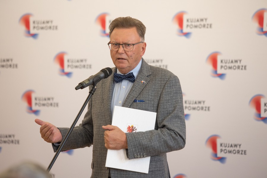 Wręczenie dotacji na ochronę zabytków, fot. Mikołaj Kuras dla UMWKP