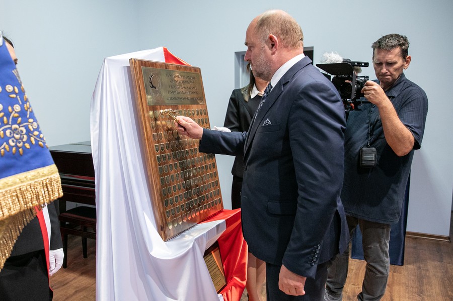 Nadanie sztandaru gminie Czernikowo, fot. Andrzej Goiński UMWKP