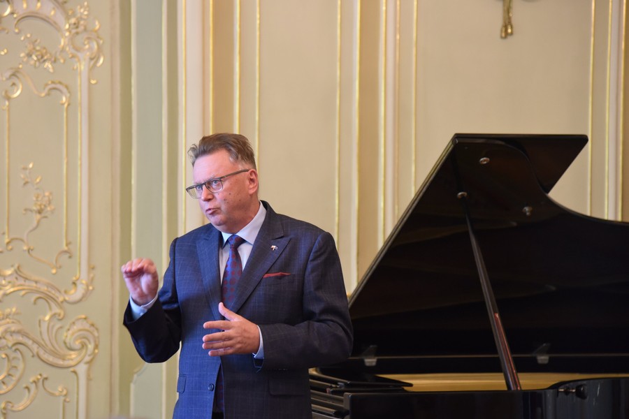 Oficjalna wizyta w litewskim Rejonie Solecznickim, fot. UMWKP