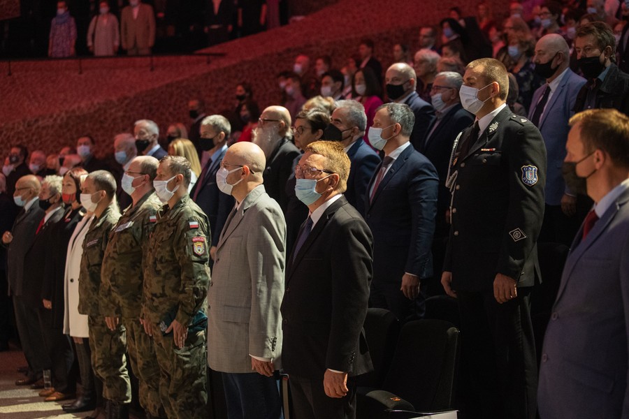 Uroczystości ku czci ofiar zbrodni pomorskiej, gala w Centrum Jordanki, fot. Mikołaj Kuras dla UMWKP