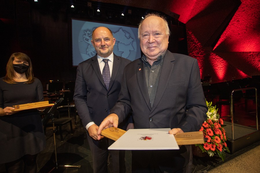 Uroczystości ku czci ofiar zbrodni pomorskiej, gala w Centrum Jordanki, fot. Mikołaj Kuras dla UMWKP