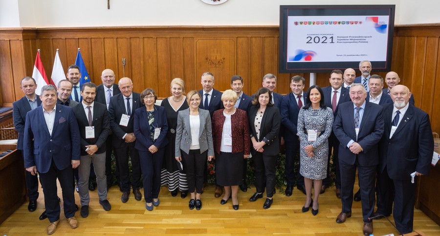 Konwent Przewodniczących Sejmików, Toruń 21 października 2021, fot. Mikołaj Kuras dla UMWKP