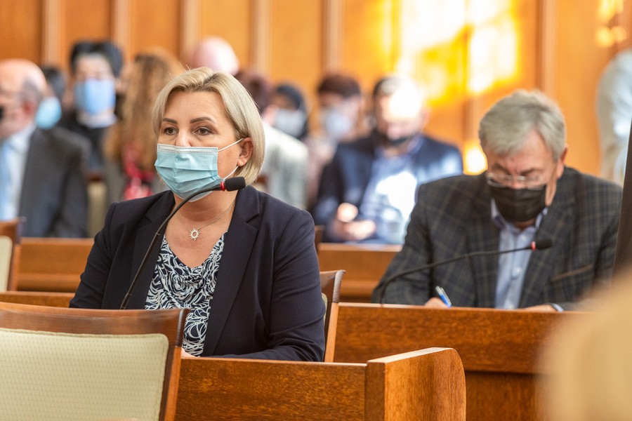 Sesja sejmiku województwa 25 października 2021, fot. Szymon Zdziebło/tarantoga.pl dla UMWKP