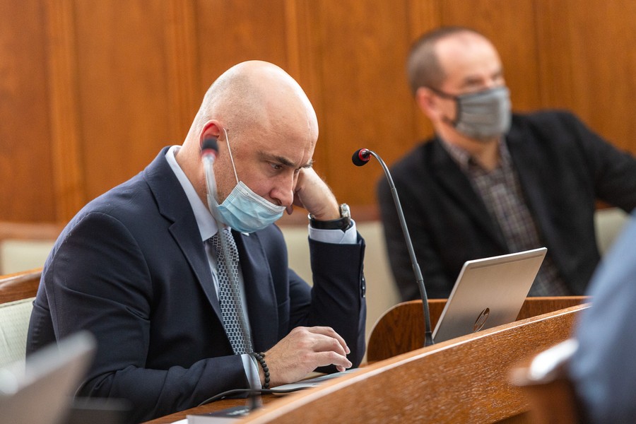 Sesja sejmiku województwa 25 października 2021, fot. Szymon Zdziebło/tarantoga.pl dla UMWKP