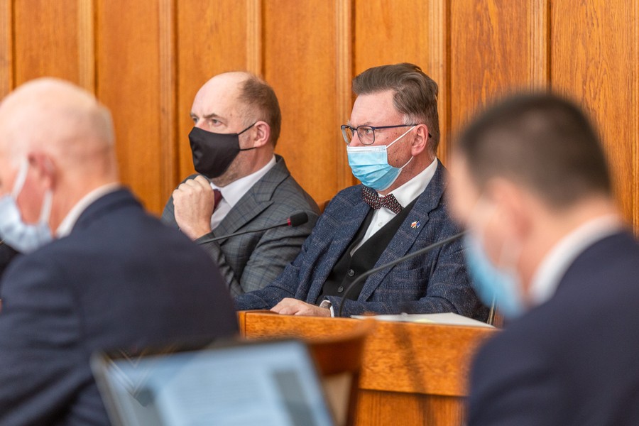 Sesja sejmiku województwa 25 października 2021, fot. Szymon Zdziebło/tarantoga.pl dla UMWKP