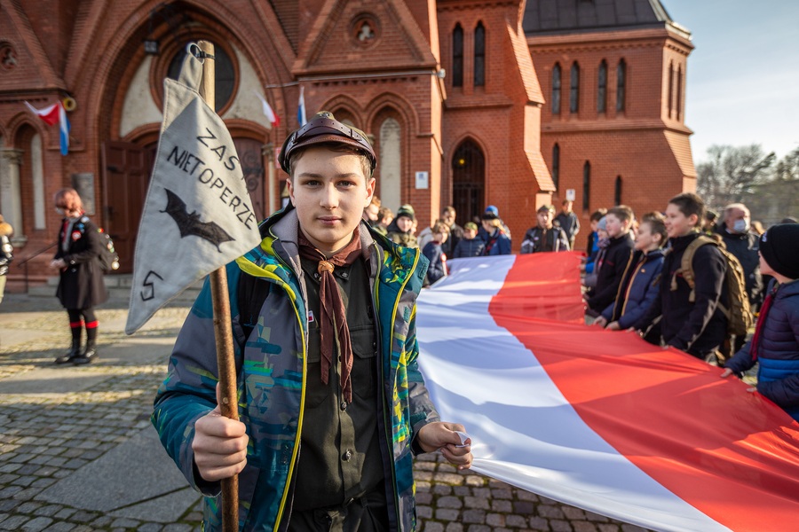 Wojewódzkie obchody Narodowego Święta Niepodległości w Toruniu, fot. Szymon Zdziebło tarantoga.pl dla UMWKP