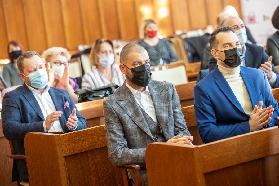 Ceremonia wręczenia wyróżnień, certyfikatów i tytułów w dziedzinie ekonomii społecznej, fot. Mikołaj Kuras dla UMWKP