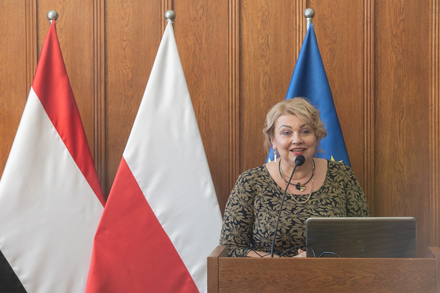 Ceremonia wręczenia wyróżnień, certyfikatów i tytułów w dziedzinie ekonomii społecznej, fot. Mikołaj Kuras dla UMWKP