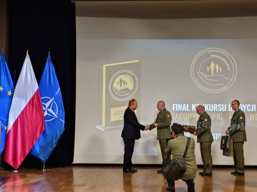 Pracodawca przyjazny WOT – ceremonia w Zegrzu, fot. Dowództwo WOT