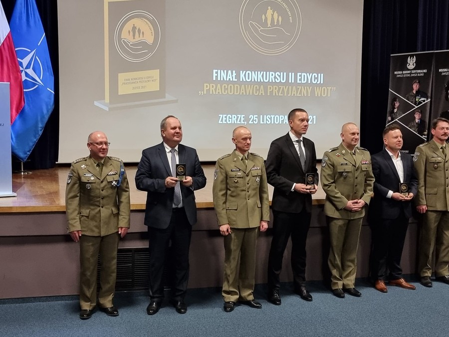 Pracodawca przyjazny WOT – ceremonia w Zegrzu, fot. Dowództwo WOT