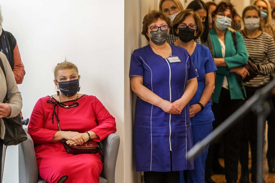 Otwarcie pawilonu oddziałów psychiatrycznych WSZ, fot. Szymon Zdziebło/tarantoga.pl dla UMWKP