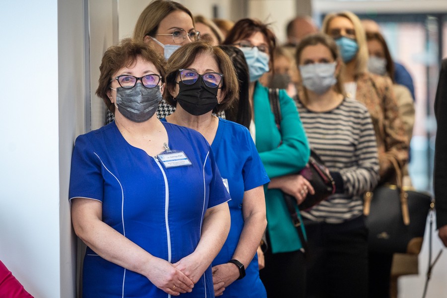 Otwarcie pawilonu oddziałów psychiatrycznych WSZ, fot. Szymon Zdziebło/tarantoga.pl dla UMWKP