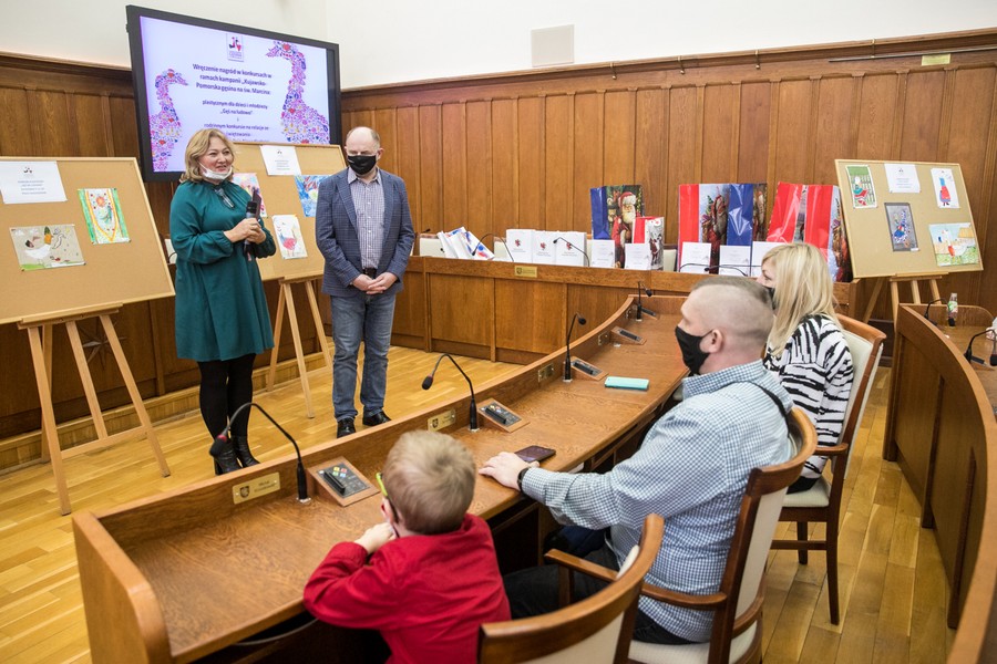 Wręczenie nagród w konkursach gęsinowych, fot. Andrzej Goiński/UMWKP