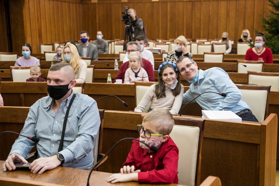 Wręczenie nagród w konkursach gęsinowych, fot. Andrzej Goiński/UMWKP
