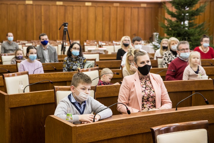 Wręczenie nagród w konkursach gęsinowych, fot. Andrzej Goiński/UMWKP