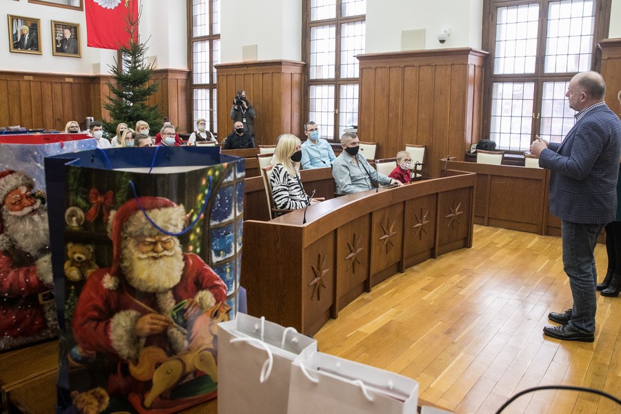 Wręczenie nagród w konkursach gęsinowych, fot. Andrzej Goiński/UMWKP