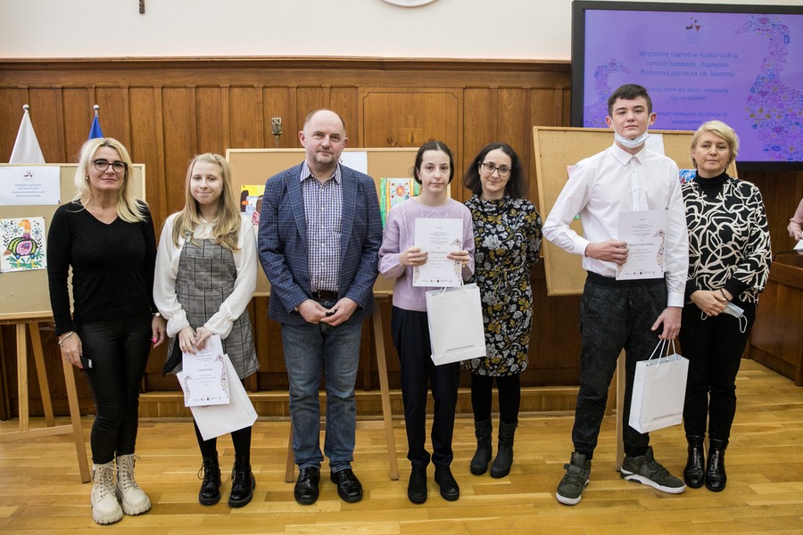 Wręczenie nagród w konkursach gęsinowych, fot. Andrzej Goiński/UMWKP