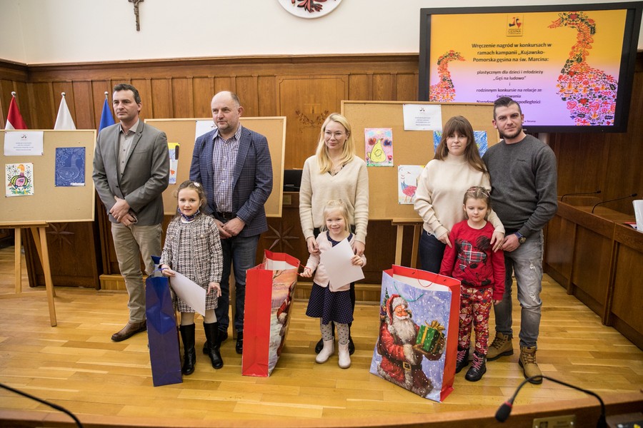 Wręczenie nagród w konkursach gęsinowych, fot. Andrzej Goiński/UMWKP