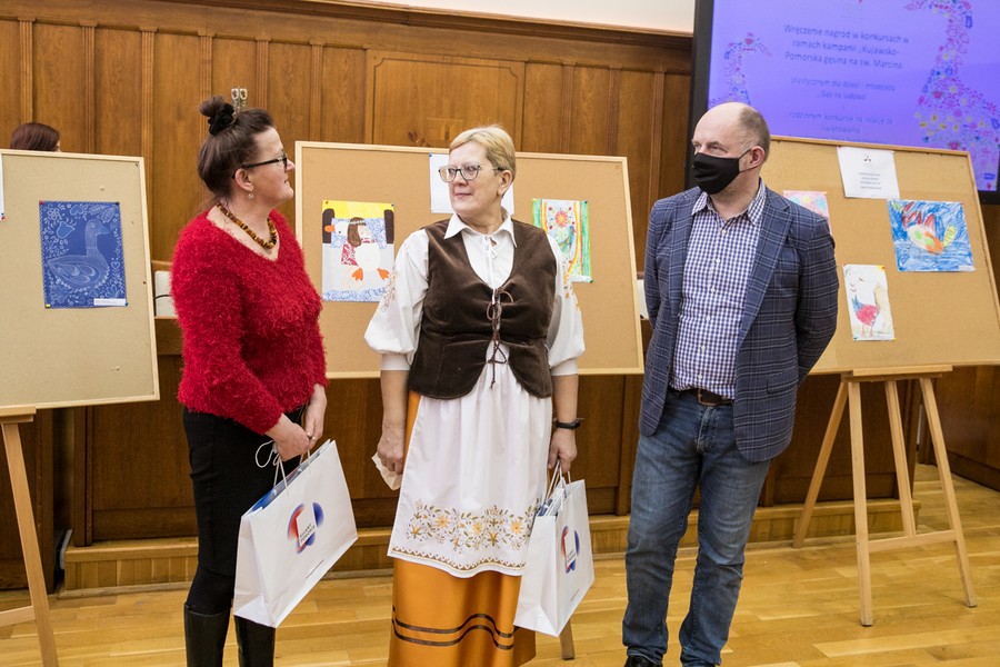 Wręczenie nagród w konkursach gęsinowych, fot. Andrzej Goiński/UMWKP