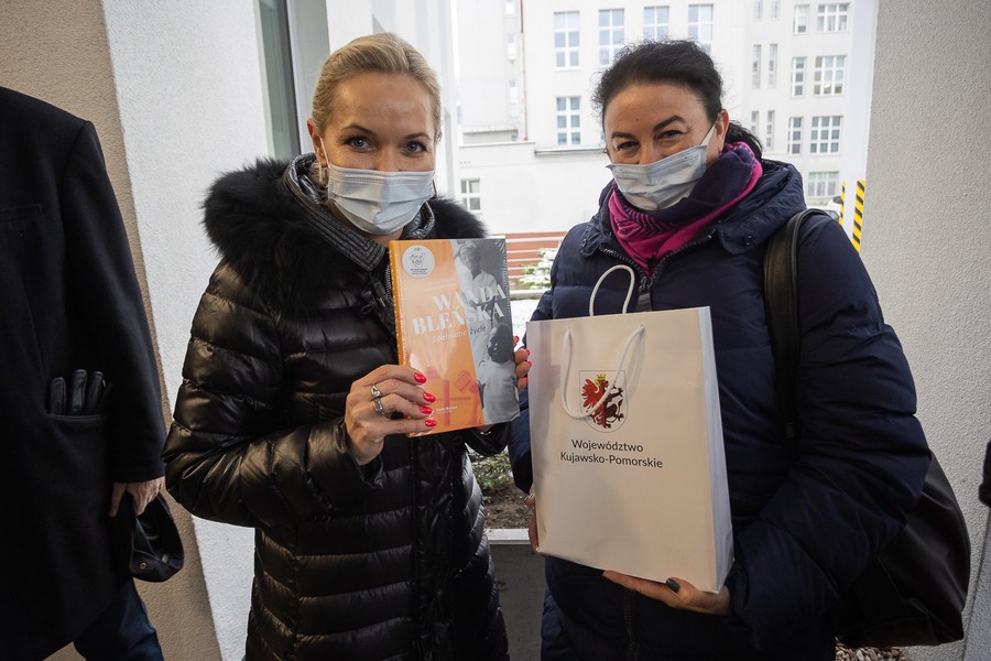 Imię doktor Wandy Błeńskiej otrzymał nowy budynek Szpitala Miejskiego w Toruniu, fot. Mikołaj Kuras dla UMWKP