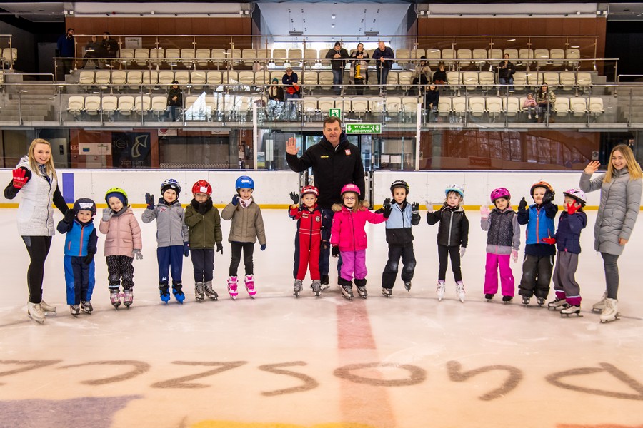 Przedszkolna Akademia Łyżwiarska 2021, fot. Paweł Skraba dla UMWKP